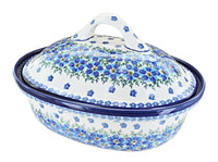 Polish Pottery Kalina Roaster with Lid