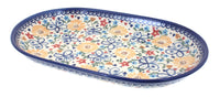 Polish Pottery Butterfly Large Oval Dish