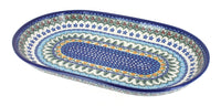 Polish Pottery Holiday Pine Large Oval Dish
