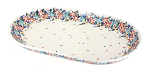Polish Pottery Tara Large Oval Dish