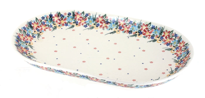 Polish Pottery Tara Large Oval Dish