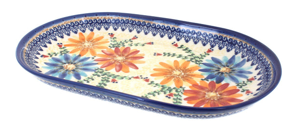 Autumn Burst Large Oval Dish