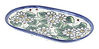 Polish Pottery Ladybug Large Oval Dish