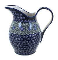 Polish Pottery Seaside Swirl Pitcher