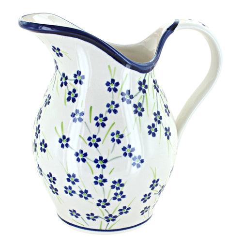 Polish Pottery Willow Pitcher
