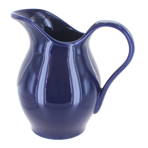 Polish Pottery Cobalt Pitcher