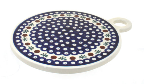 Polish Pottery Nature Round Cutting Board
