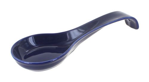 Polish Pottery Cobalt Large Spoon Rest
