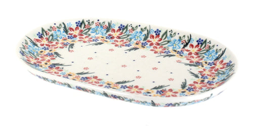 Polish Pottery Tara Small Oval Dish