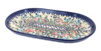 Polish Pottery Garden of Eden Small Oval Platter