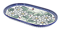 Polish Pottery Ladybug Small Oval Dish