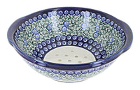 Polish Pottery Seaside Swirl Colander