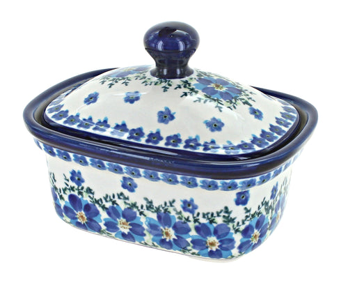 Polish Pottery Kalina Butter Tub