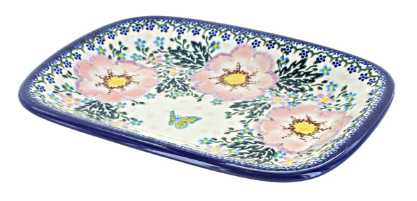 Apple Blossom Small Rectangular Serving Platter