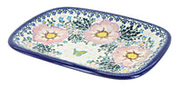 Polish Pottery Apple Blossom Small Rectangular Serving Platter