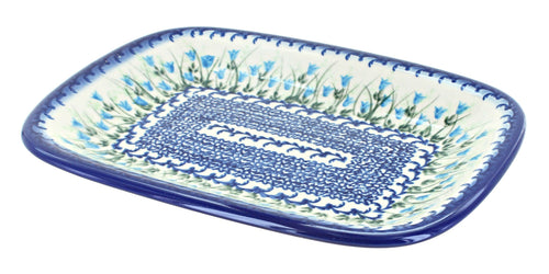 Polish Pottery Misty Small Rectangular Serving Platter