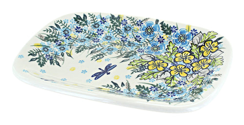 Polish Pottery Alyssa Small Rectangular Serving Platter