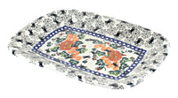 Polish Pottery Trick Or Treat Small Rectangular Serving Platter