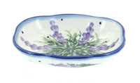 Polish Pottery Lavender Fields Soap Dish