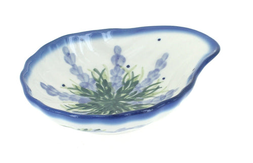 Polish Pottery Lavender Fields Shell Dish