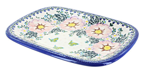 Apple Blossom Medium Rectangular Serving Platter