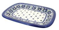 Polish Pottery Spring Blossom Medium Rectangular Serving Platter