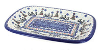 Polish Pottery Arctic Holidays Medium Rectangular Serving Platter