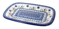 Polish Pottery Noel Nights Medium Rectangular Serving Platter