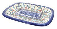Polish Pottery Garden of Eden Medium Rectangular Serving Platter
