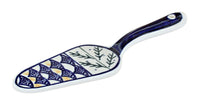 Polish Pottery Evergreen Cake Server