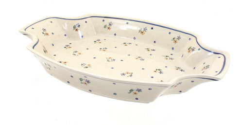 Polish Pottery Country Meadow Large Serving Tray