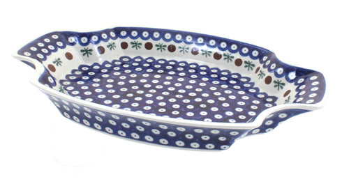 Polish Pottery Nature Large Serving Tray