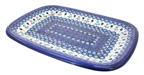 Polish Pottery Savannah Large Rectangular Serving Platter