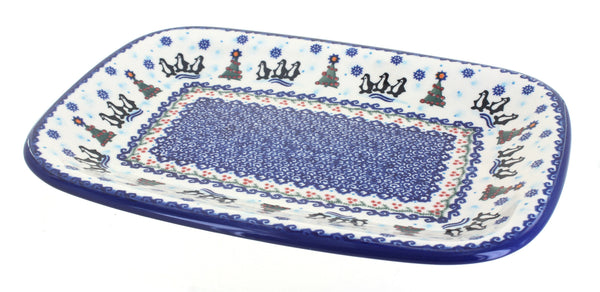 Arctic Holidays Large Rectangular Serving Platter