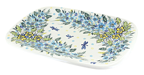 Polish Pottery Alyssa Large Rectangular Serving Platter