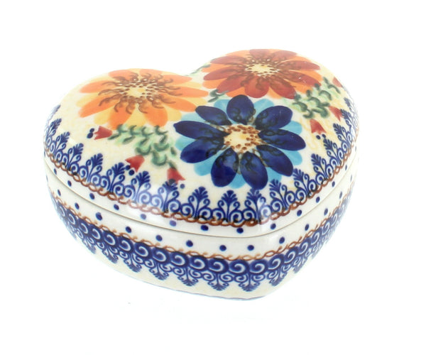 Autumn Burst Large Heart Box