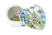 Alyssa Large Heart Box Polish Pottery