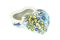 Polish Pottery Alyssa Small Heart Box