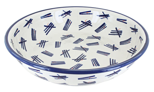 Polish Pottery Zoe Large Shallow Serving Bowl