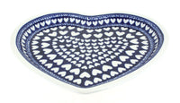 Polish Pottery Valentina Heart Plate