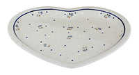 Polish Pottery Country Meadow Heart Plate