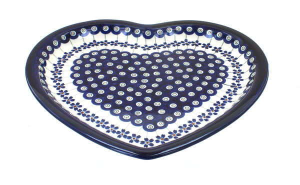Flowering Peacock Heart Plate