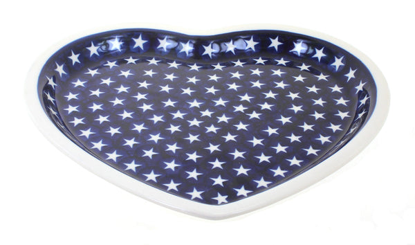 Stars Heart Plate
