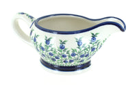 Polish Pottery Porcelain Vine Gravy Boat