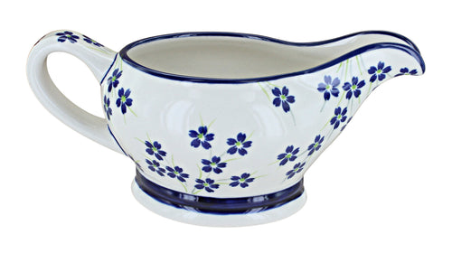 Polish Pottery Willow Gravy Boat