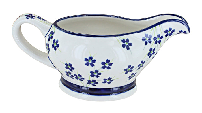 Polish Pottery Willow Gravy Boat