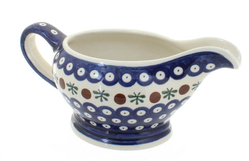 Polish Pottery Nature Gravy Boat