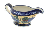 Polish Pottery Grapes Gravy Boat