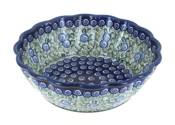 Seaside Swirl Medium Scallop Bowl