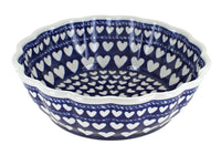 Polish Pottery Valentina Medium Scallop Bowl